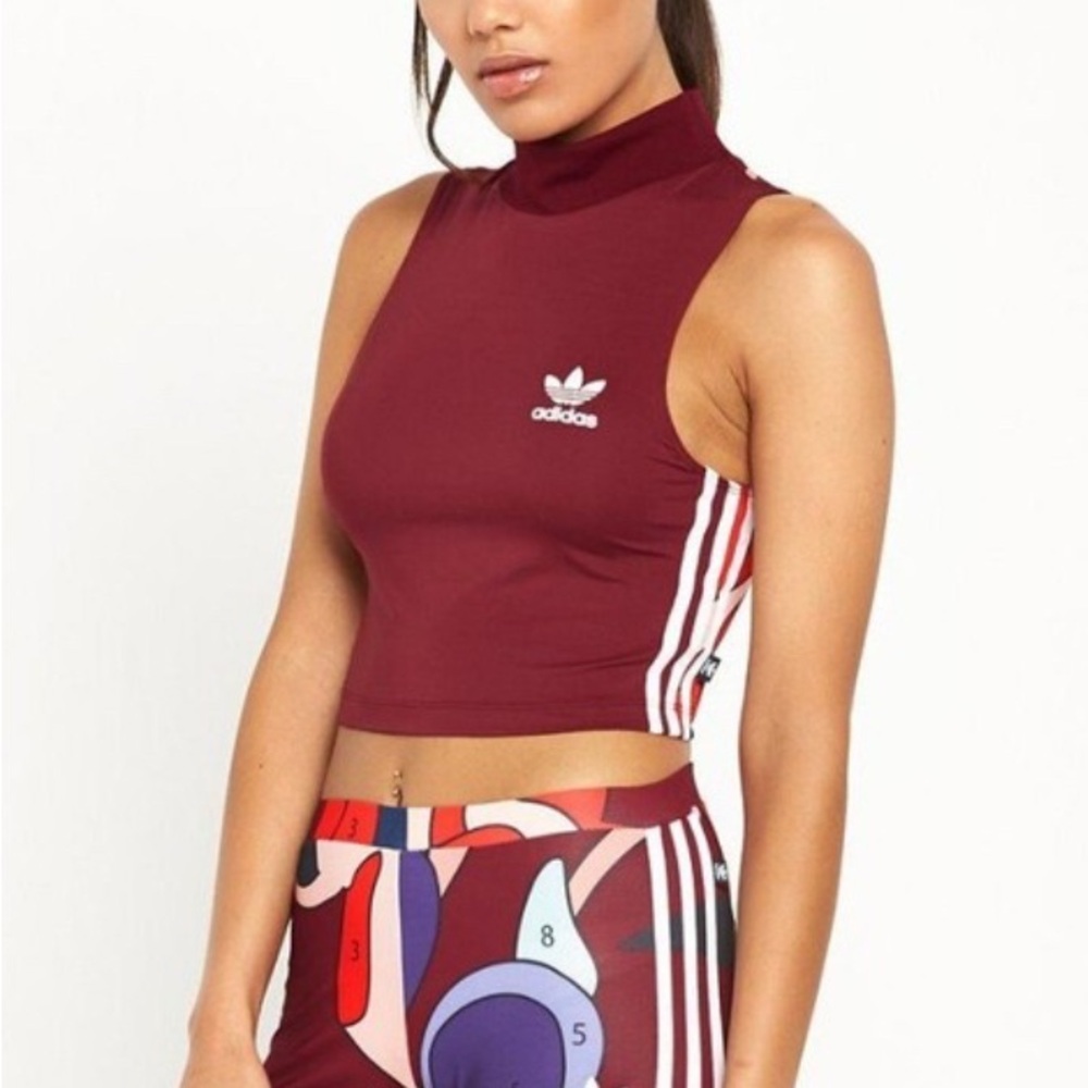 Adidas Originals by Rita Ora Number Print Crop Top size S
